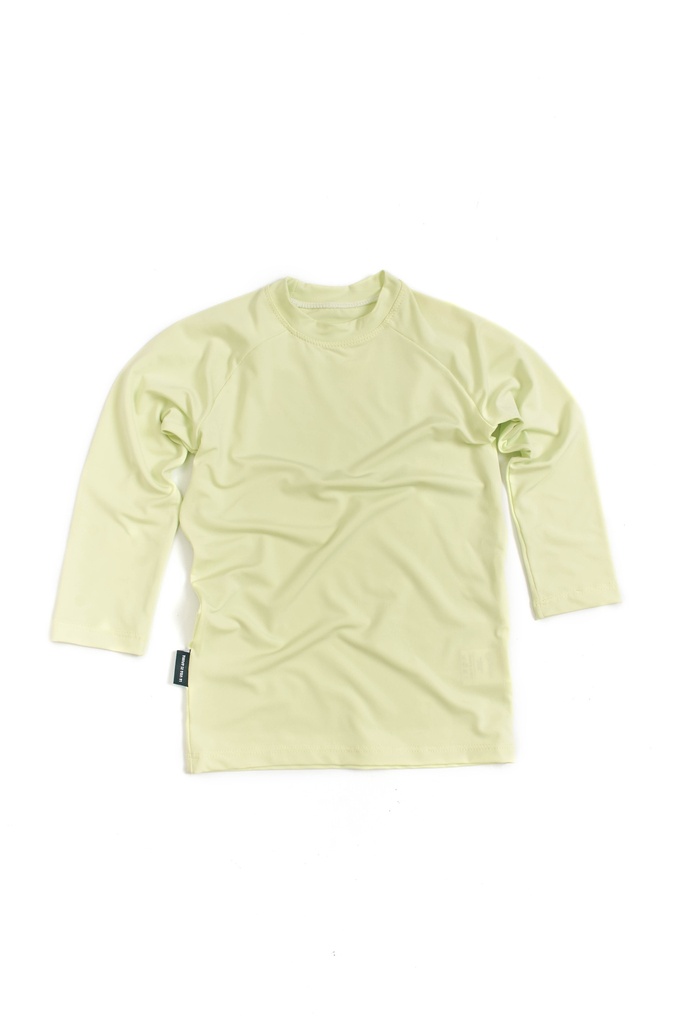 Remera Proteccion UV Infantil 3/4 Amarillo