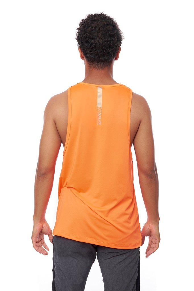 Musculosa Deportiva Naranja Fluo