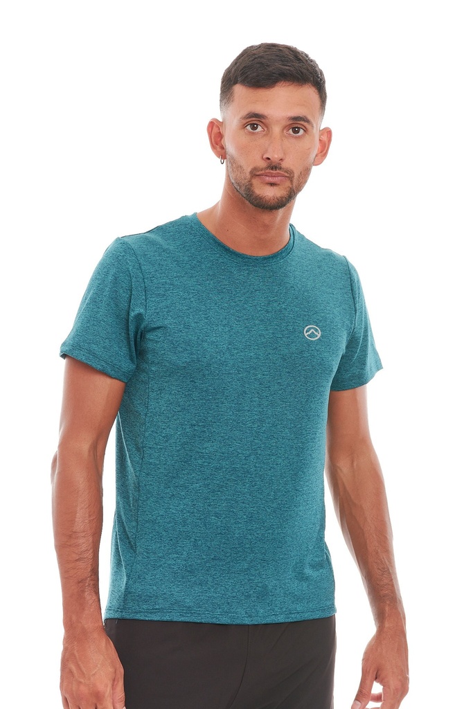 Remera Alpha Azul Melange