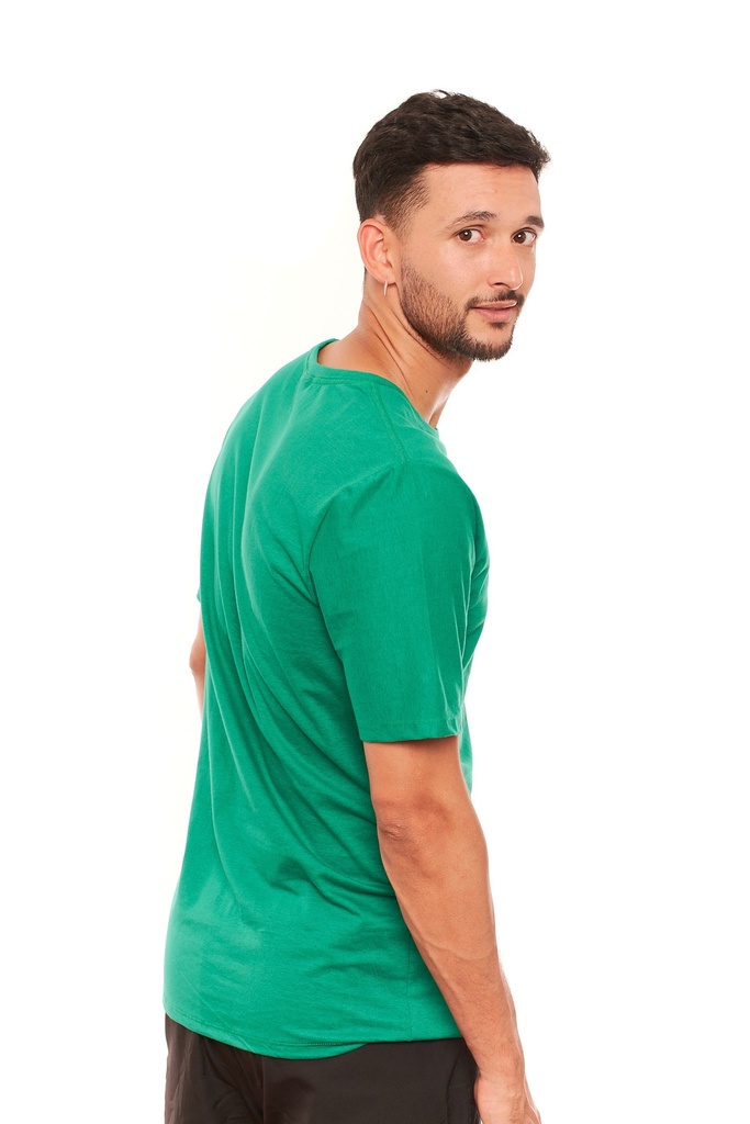 Remera Topografica Unisex Verde