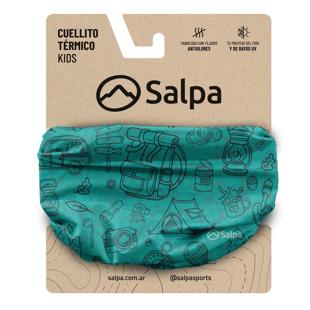 Cuello KIDS Camping Verde