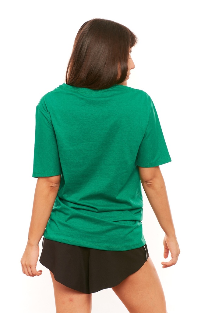 Remera Topografica Unisex Verde