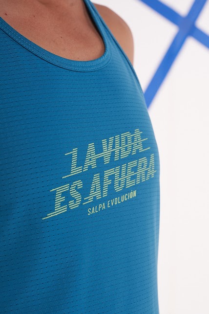 Musculosa La Vida Es Afuera (M, Esmeralda)