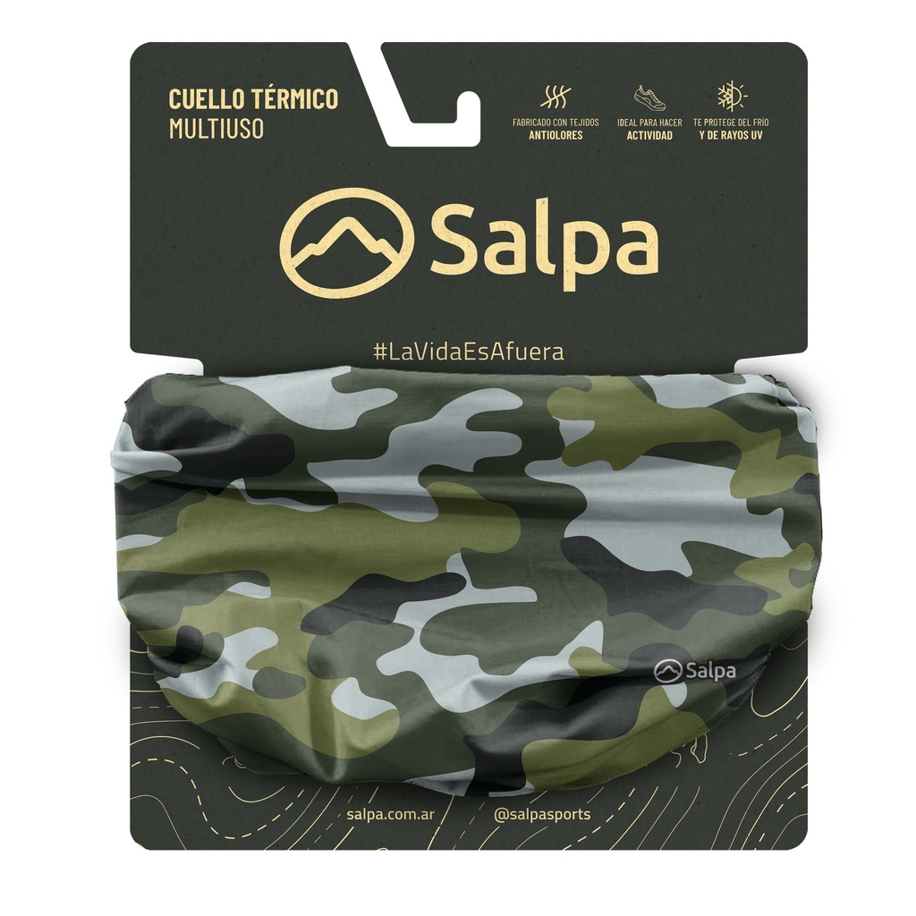 Cuello Camuflado Microfibra