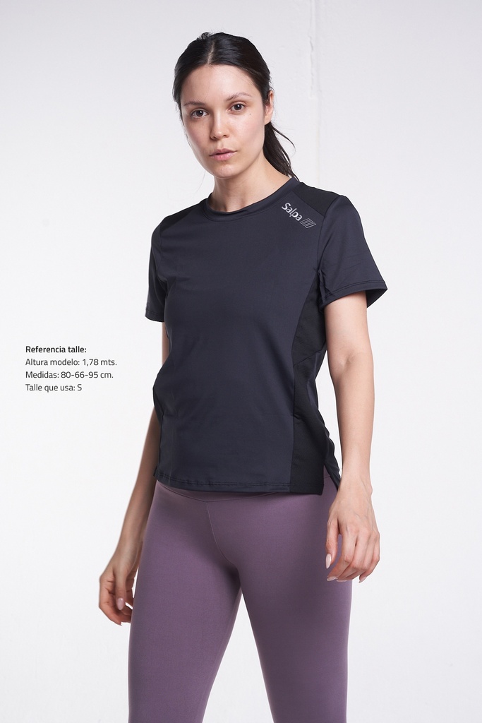 Remera Gaia (M, Negro)