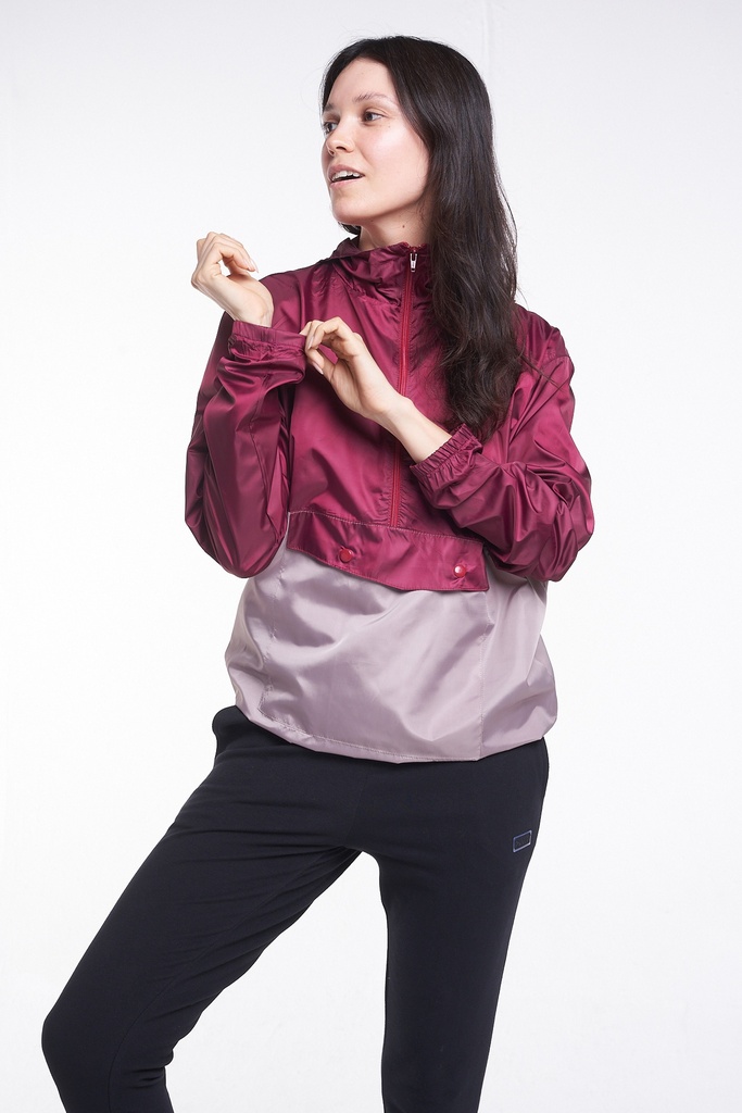 Rompevientos Kanguro (Hombre XL / Mujer XXL, Bordo)