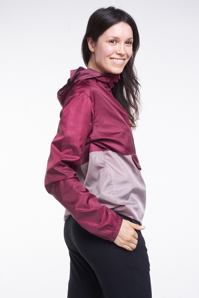 Rompevientos Kanguro (Hombre XL / Mujer XXL, Bordo)