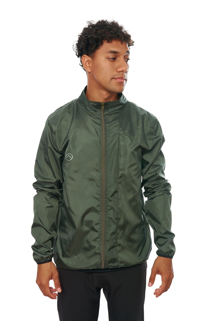 11022024: Rompevientos Ultralight (Hombre XS / Mujer S, Verde Militar)