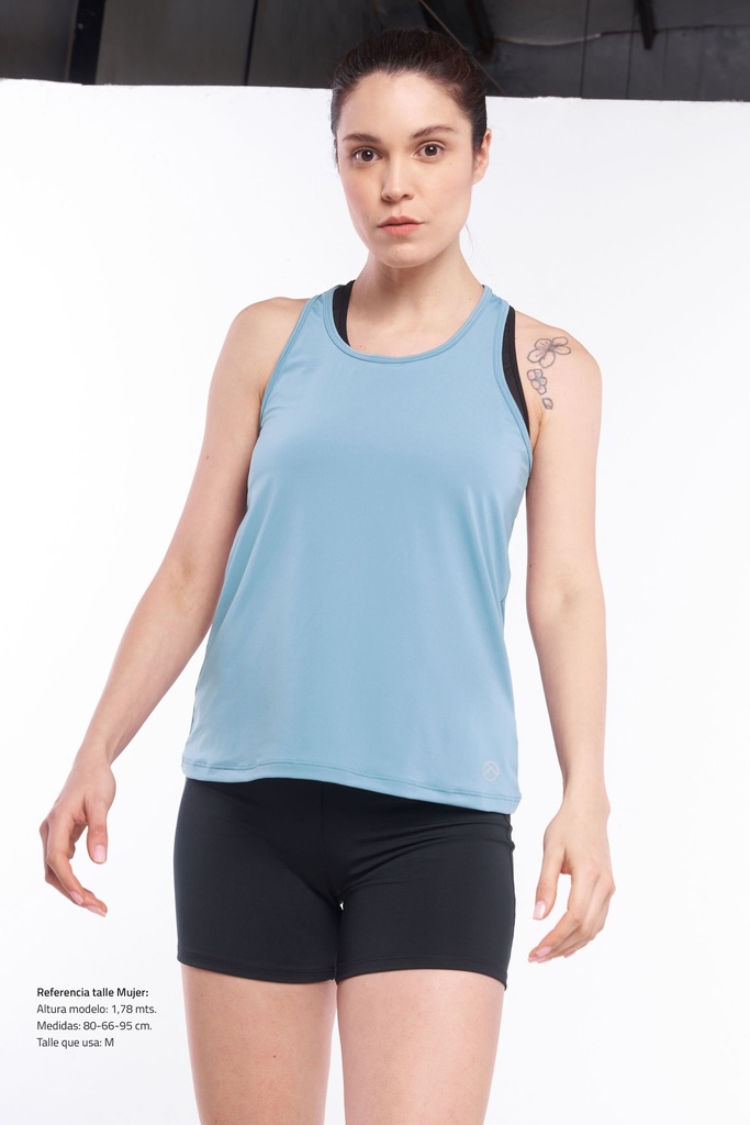 Musculosa Juno Celeste