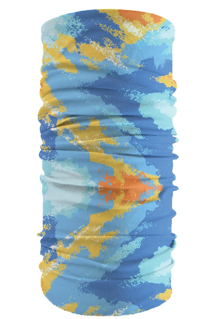 Cuello Libertad Microfibra Celeste