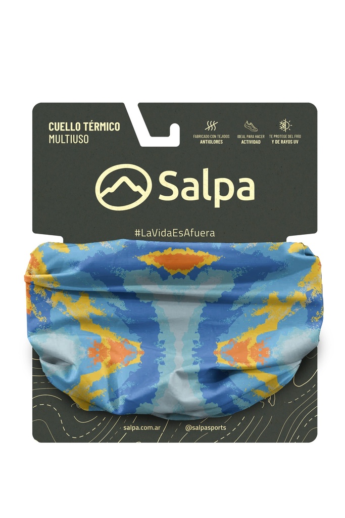 Cuello Libertad Microfibra Celeste