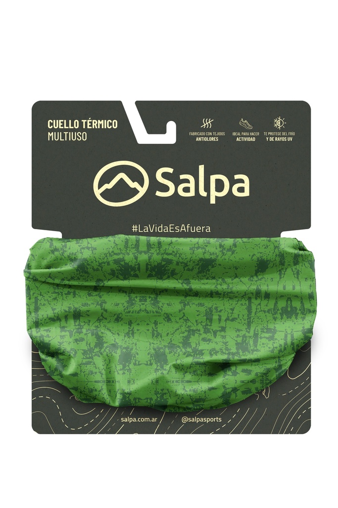 Cuello Cracker Microfibra Verde