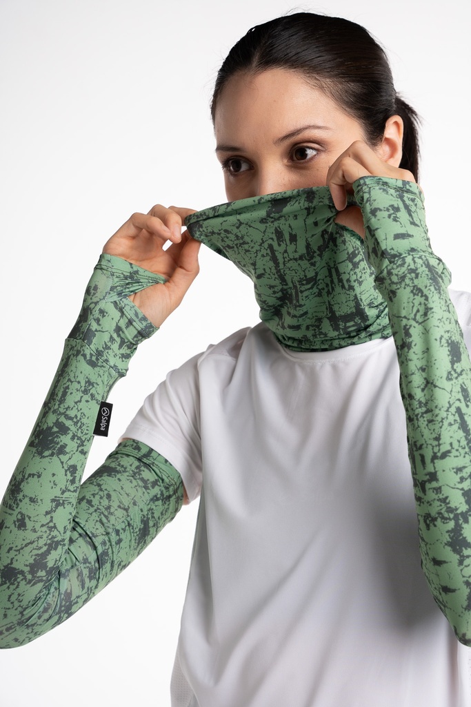 Cuello Cracker Microfibra Verde