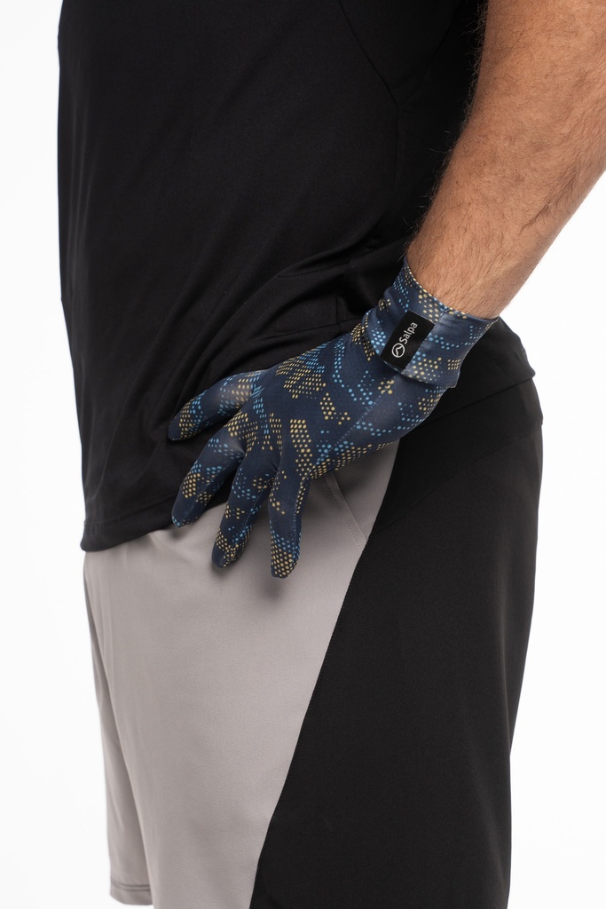 Guantes Pixel Azul