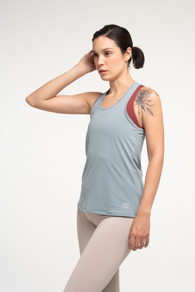 Musculosa Jump Verde Smoke
