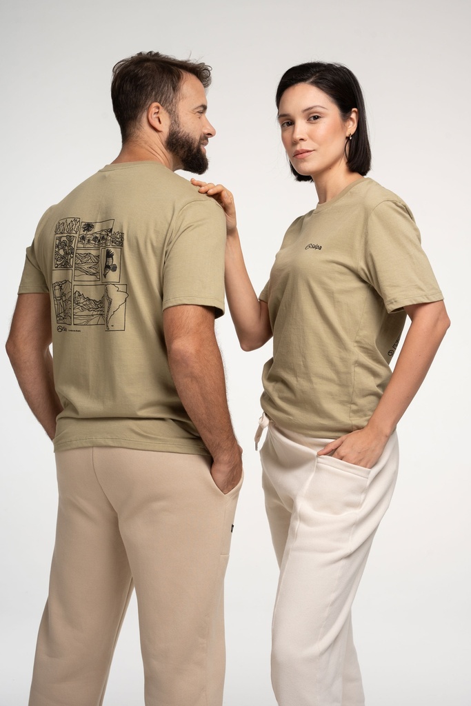 Remera Nature Verde Musgo