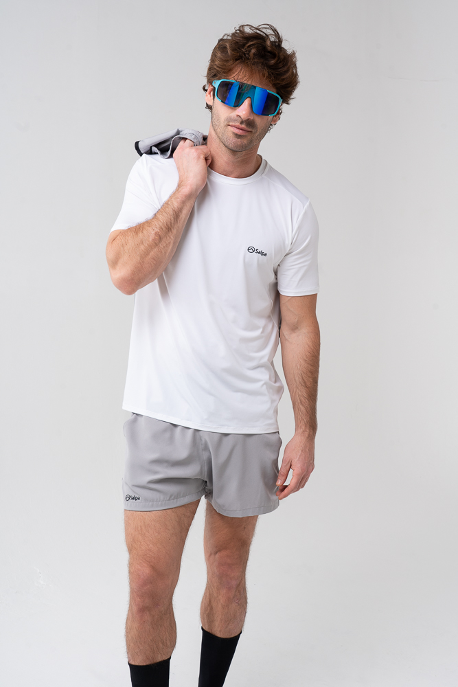 Short Lunge Elemental Gris Perla
