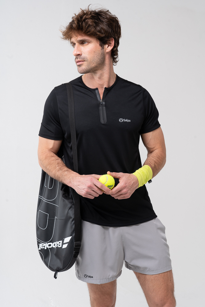 Short Lunge Elemental Gris Perla