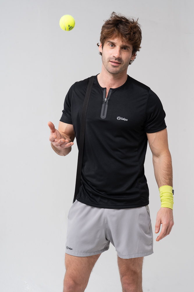 Short Lunge Elemental Gris Perla