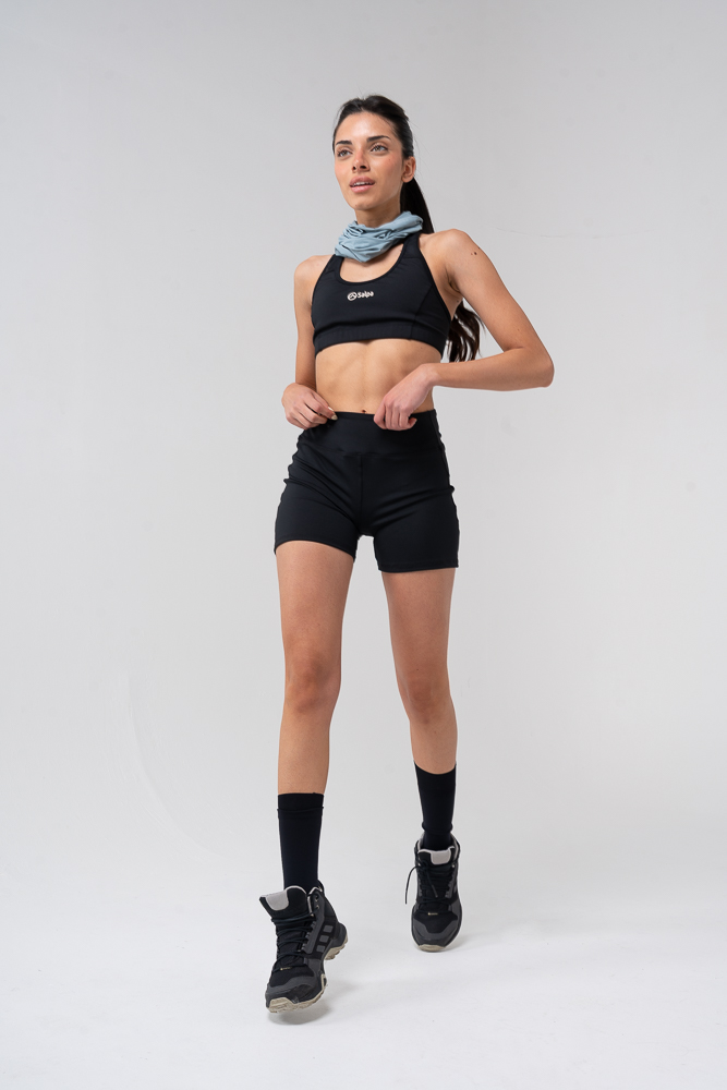 Calza Corta Jump Elemental Negro