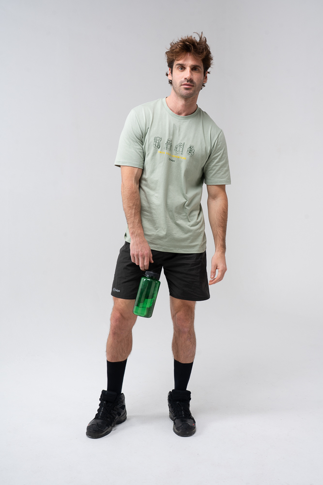 Remera Backpack Verde