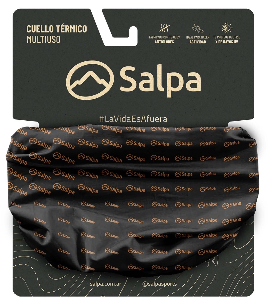 Cuello Salpa Naranja Microfibra