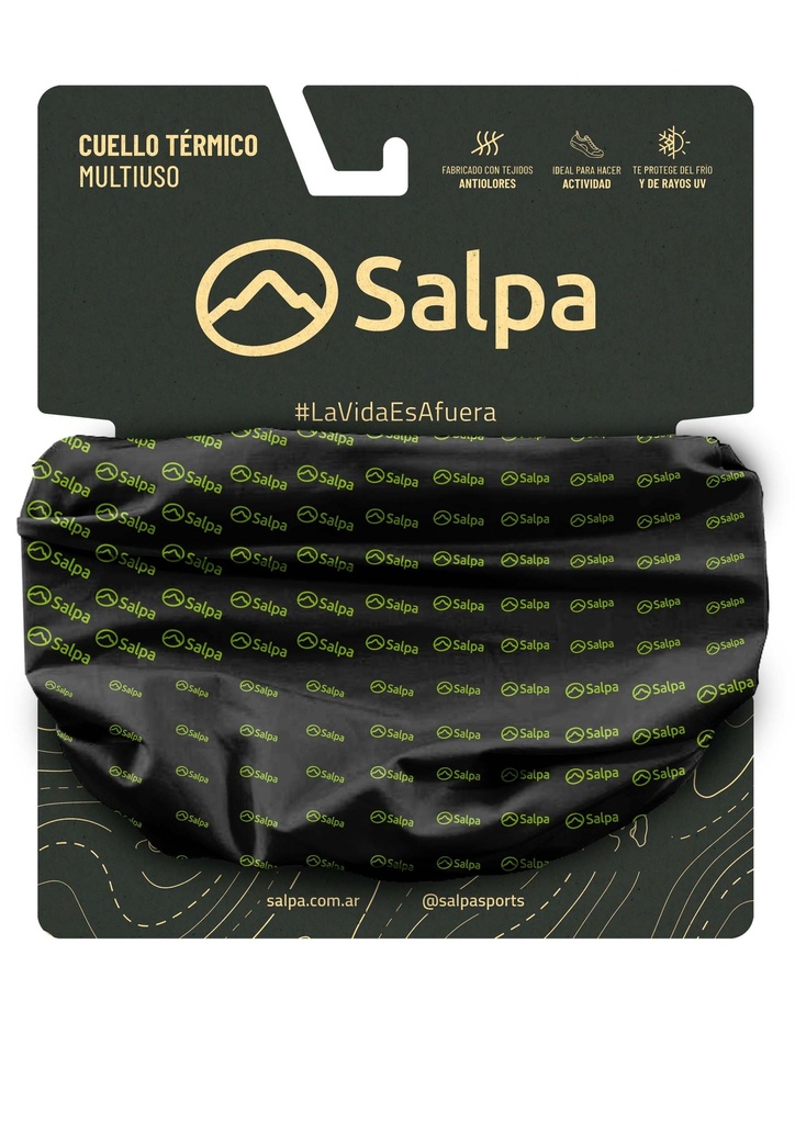 Cuello Salpa Verde Microfibra