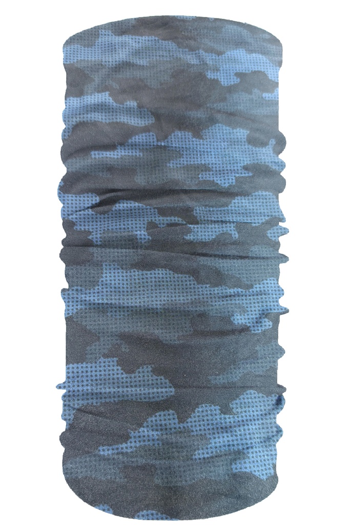 Cuello Camuflado Blue Microfibra