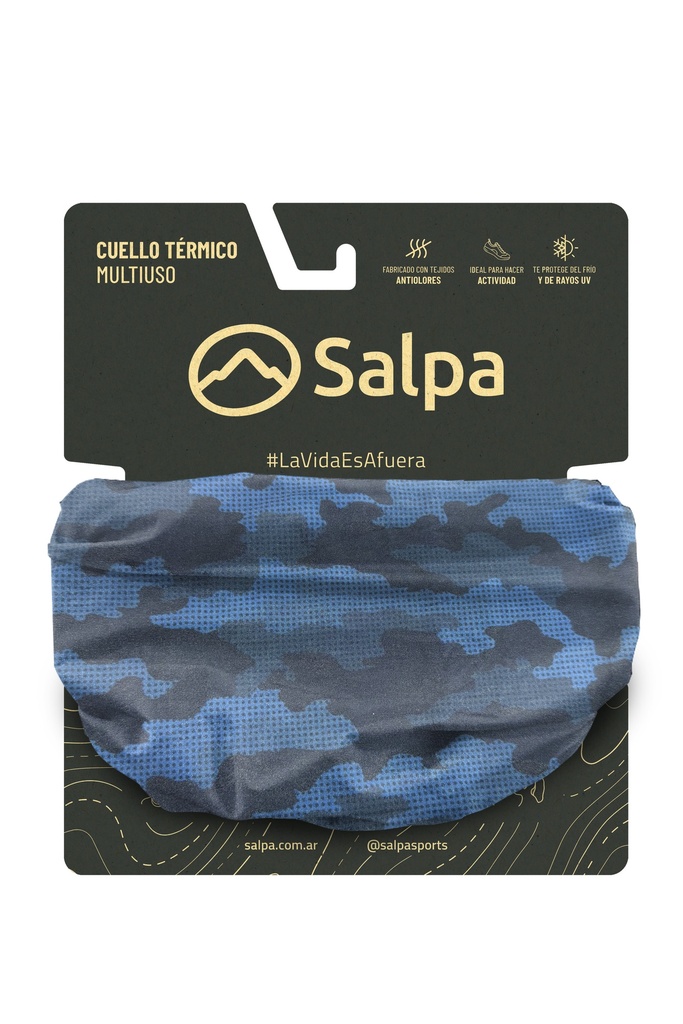 Cuello Camuflado Blue Microfibra