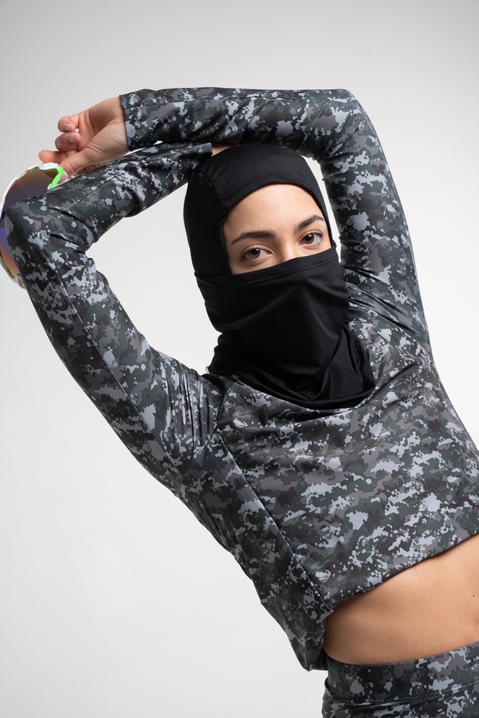 Balaclava All Black Microfibra