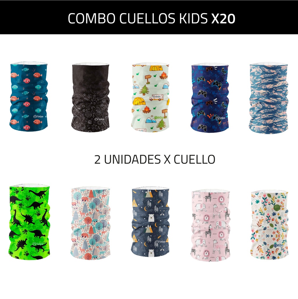 Combo Cuellos KIDS x20