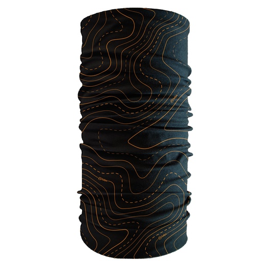[1668620358865] Cuello GPS Negro con Naranja Microfibra