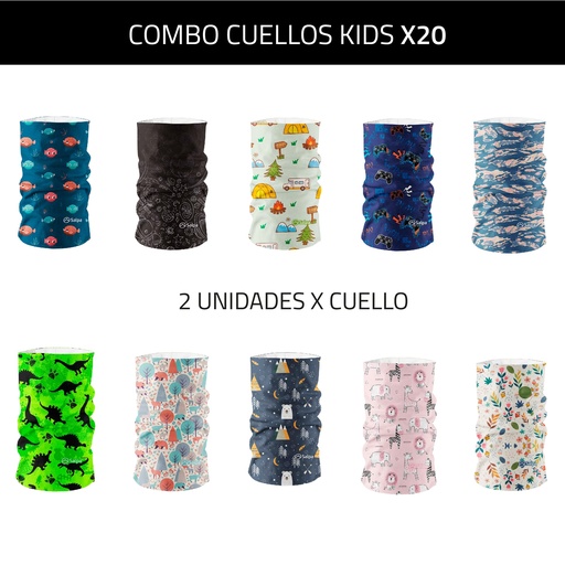 [1662655115806] Combo Cuellos KIDS x20